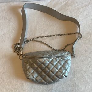 Silver Steve Madden purse